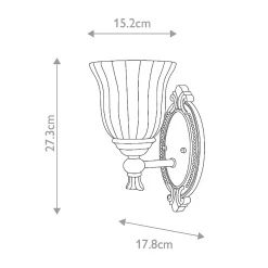 Applique murale Francoise 1 lumière