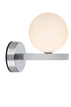 Applique murale G9, max. 18W, IP44, chrome et verre opale - Markslöjd - Stream