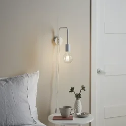 Applique murale Ghlin E27 IP20 blanc