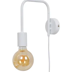 Applique murale Ghlin E27 IP20 blanc