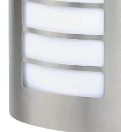 Applique murale Grandy E27 40W IP44 GoodHome gris chrome