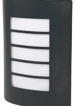 Applique murale Grandy E27 40W IP44 GoodHome gris anthracite