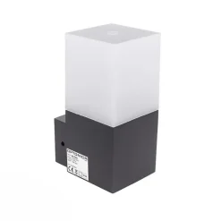 Applique Murale Grise LED IP44 Alu pour ampoule E27 - SILAMP