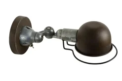 Applique murale HONORE en métal avec 1xE14 - Rouille - Lucide