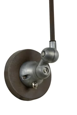 Applique murale HONORE en métal avec 1xE14 - Rouille - Lucide