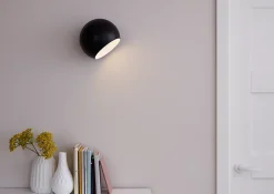 Applique murale incandescent Zosca GoodHome E27 noir mat