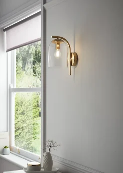 Applique murale incandescent Thestias GoodHome E14 or