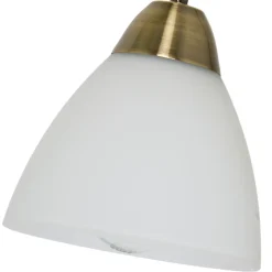 Applique murale incandescent Saucats GoodHome E27 or