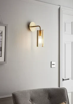 Applique murale incandescent Saiphi GoodHome E27 or brillant