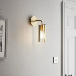 Applique murale incandescent Saiphi GoodHome E27 or brillant