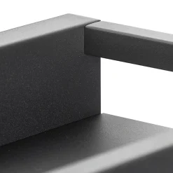 Applique murale industrielle noire avec étagère 2 lumières - Cage Rack