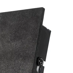 Applique murale industrielle noire - Fotu