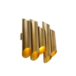 Applique murale industrielle en laiton 10 lumières - Whistle