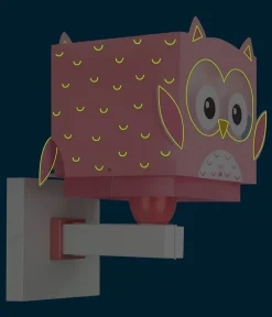 Applique Murale infantil Little Pink Owl