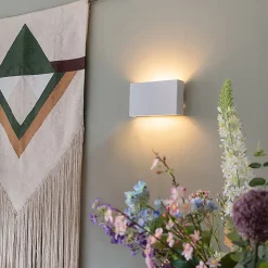 Applique murale intelligente blanche 24 cm avec 2 G9 WiFi - Otan