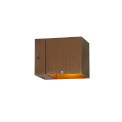 Applique murale intelligente bronze foncé 8 cm avec WiFi G9 - Transfer