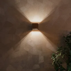 Applique murale intelligente bronze foncé 8 cm avec WiFi G9 - Transfer