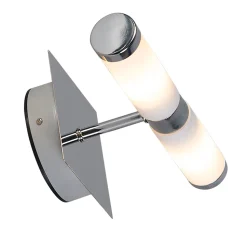 Applique murale intelligente chromée IP44 avec 2 G9 Wifi - Bath