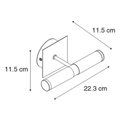 Applique murale intelligente chromée IP44 avec 2 G9 Wifi - Bath