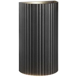 Applique murale intérieur Undula métal noir H.18cm IP20 GU10 10W Brilliant