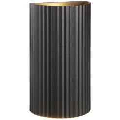 Applique murale intérieur Undula métal noir H.18cm IP20 GU10 10W Brilliant