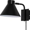 Applique murale intérieure noire E27 IP20 GoodHome Masoala