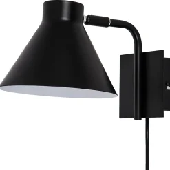 Applique murale intérieure noire E27 IP20 GoodHome Masoala