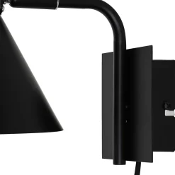 Applique murale intérieure noire E27 IP20 GoodHome Masoala