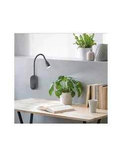 Applique murale intérieure liseuse Led noire - Fischer & Honsel- Nox