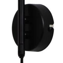 Applique murale intérieure noire en métal E27 IP20 GoodHome Ghlin