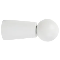 Applique murale IPSOS en aluminium avec LED intégré - Blanc - Lucide