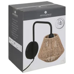 Applique murale Jily - métal et papier - D18 cm - Atmosphera