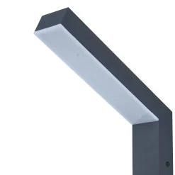 Applique murale Kalari LED intégrée 1200lm 23W IP54 GoodHome gris anthracite