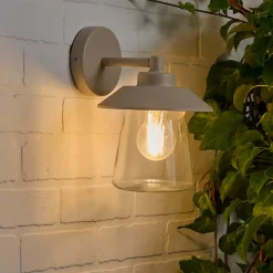 Applique murale Kebel E27 25W IP44 Goodhome beige