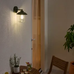 Applique murale Kebel E27 25W IP44 Goodhome vert