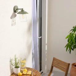 Applique murale Kebel E27 25W IP44 Goodhome vert