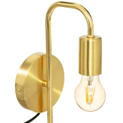 Applique murale Keli - métal et cuivre - doré - D12 cm - Atmosphera