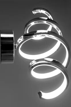 APPLIQUE MURALE LED APP828-W SPRING CHROME