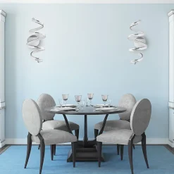 APPLIQUE MURALE LED APP828-W SPRING CHROME