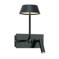 Applique murale LED avec liseuse intégrée - Fabro