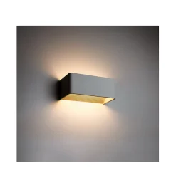 Applique murale LED blanc design 6W - 20cm - Quadra