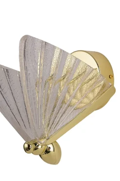 Applique murale LED design papillon doré CCT 3000K-4000K-6000K Mariposa Light Prestige