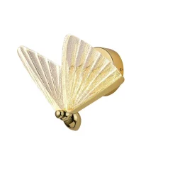 Applique murale LED design papillon doré CCT 3000K-4000K-6000K Mariposa Light Prestige