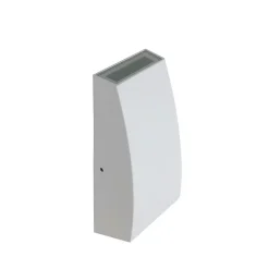 Applique Murale LED Double Faisceaux 7W IP44 BLANC - Blanc Neutre 4000K - 5500K - SILAMP