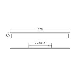 Applique murale LED Extérieure 18W 3000K IP54 Noir