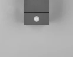 Applique murale LED extérieure avec détecteur 7W anthracite IP54 - Trio - Avon