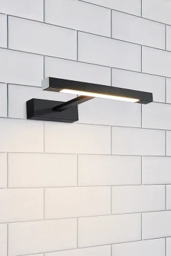 Applique murale LED fixe 6W, IP44, noir - Markslöjd - Neptunus
