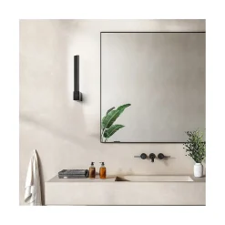 Applique Murale Led Inclinable Orientable Noire ELLE 14W Perenz