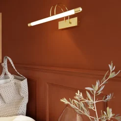 Applique murale LED intégrée Giausar 780lm 9W IP20 GoodHome or