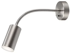 Applique murale LED intégrée Lignit 280lm 3,5W IP20 GoodHome argent